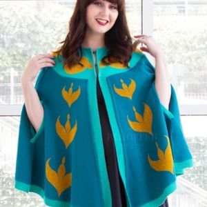 Elhoffer Design Russian Princess Knit Cape OS New